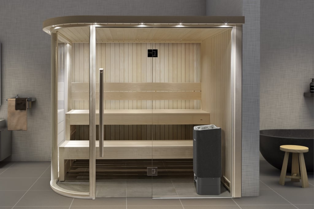 Harmony Sauna room in 3D configurator