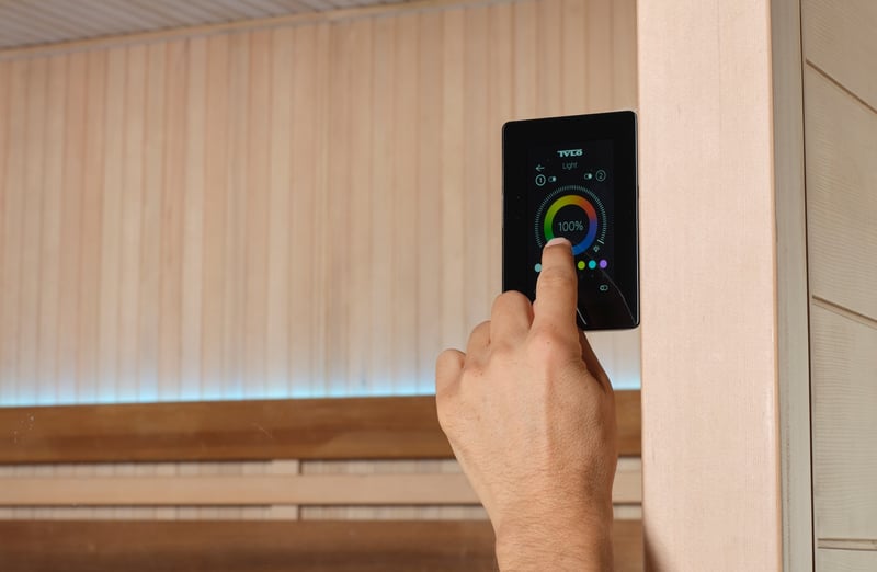 Sauna controls